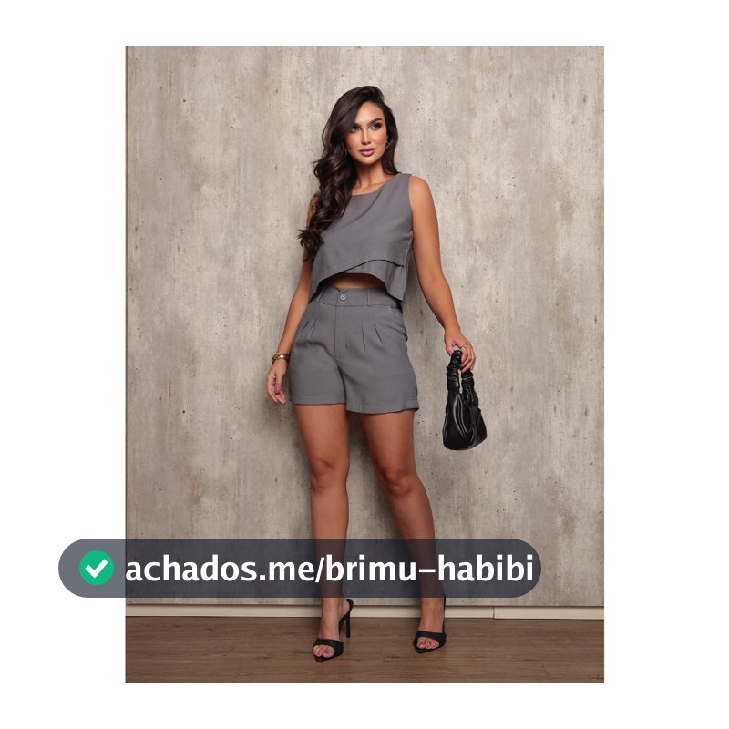 Conjunto Feminina Moda Verao Tecido bem Fresquinho