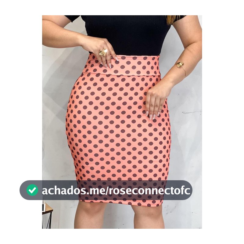 Saia Lápis Social Moda Evangélica Midi Executiva Média Feminina Tecido Suplex Igreja Secretária