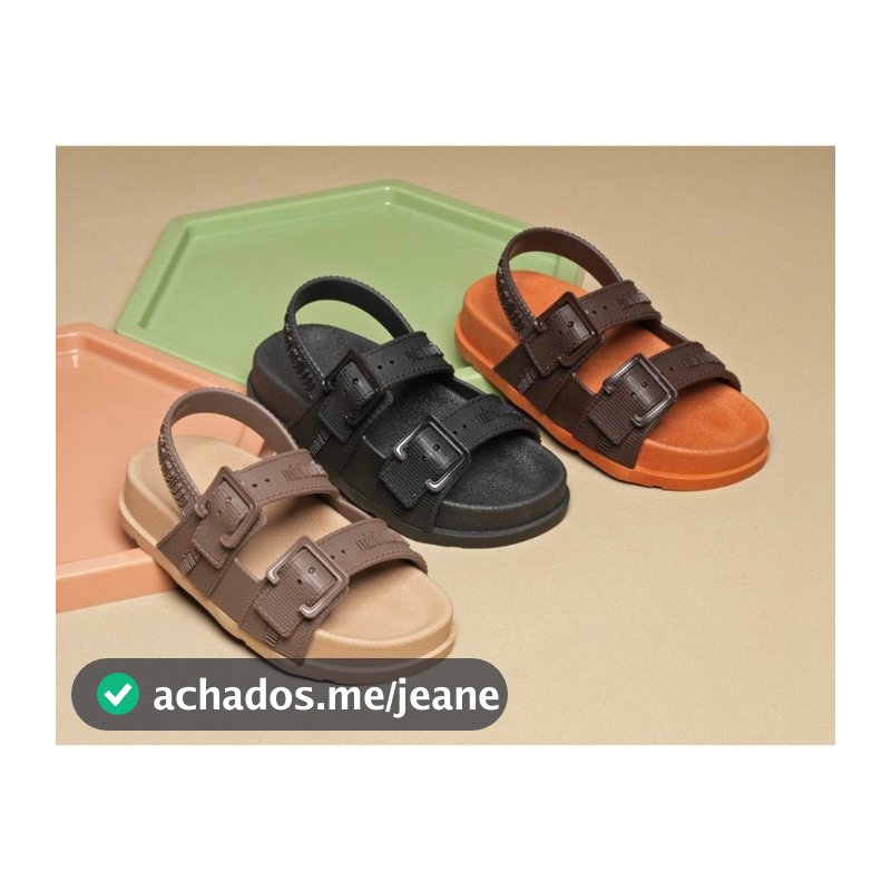 Sandália Infantil Mini Melissa Papete Baby com Fivela | Confortável Premium | 19 ao 26