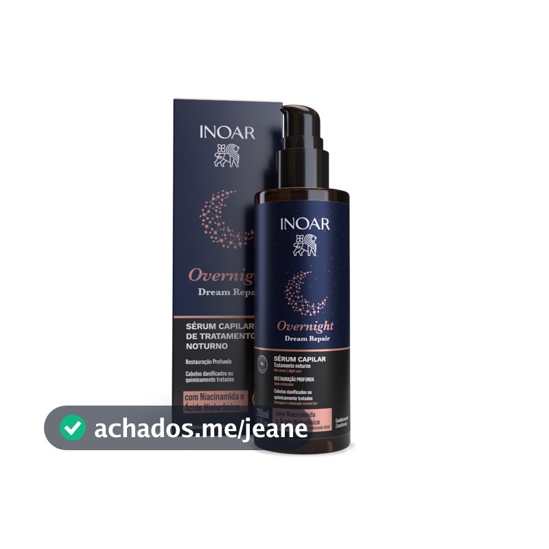 Inoar Overnight Sérum Capilar Tratamento Noturno - 200ml