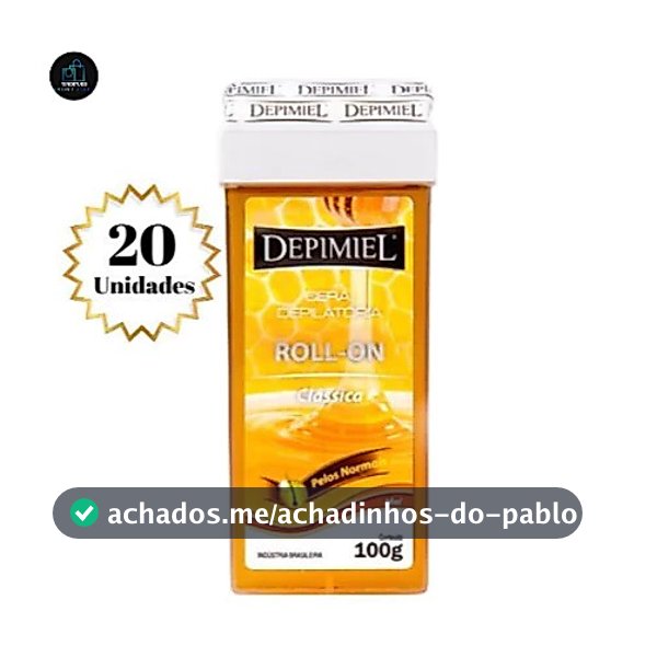 Kit c/20 Cera Depilatória Roll-On Clássica 100g - Depimiel