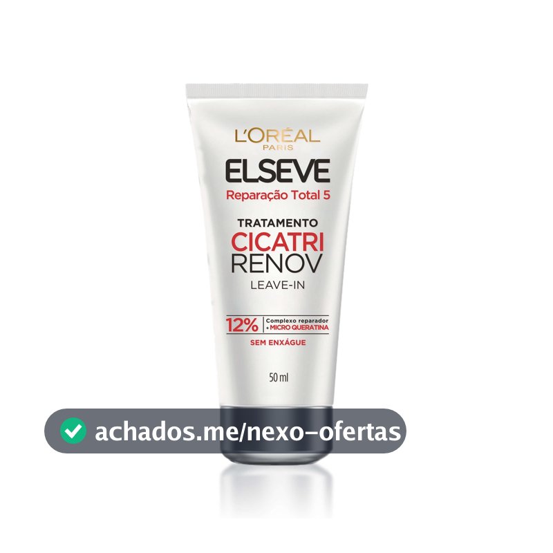 Leave-in de Tratamento L'Oréal Paris Elseve Cicatri Renov, 50ml