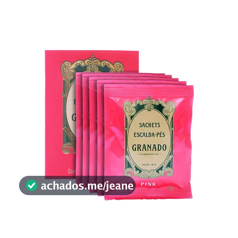Sachets Escalda Pés Pink Granado 5 Unidades 15g