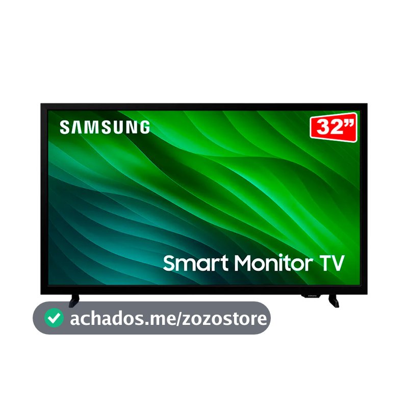 Smart Monitor Tv Hd 32" Samsung Ls32h5000fgxzd Preta