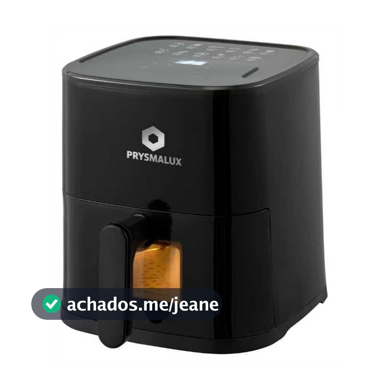 Fritadeira a Ar Digital de 5,5 L e 1500 W com Controle por Toque e Visor