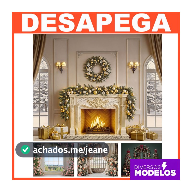 Fundo Fotográfico Cenário Gigante Em Tecido Vários Modelos 300x250  - Desapega