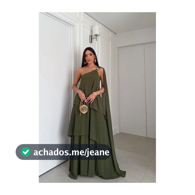 Vestido Festa  Elegantíssimo Tecido Chifon (Entrar Em Contato Com O Vendedor Antes De Solicitar)