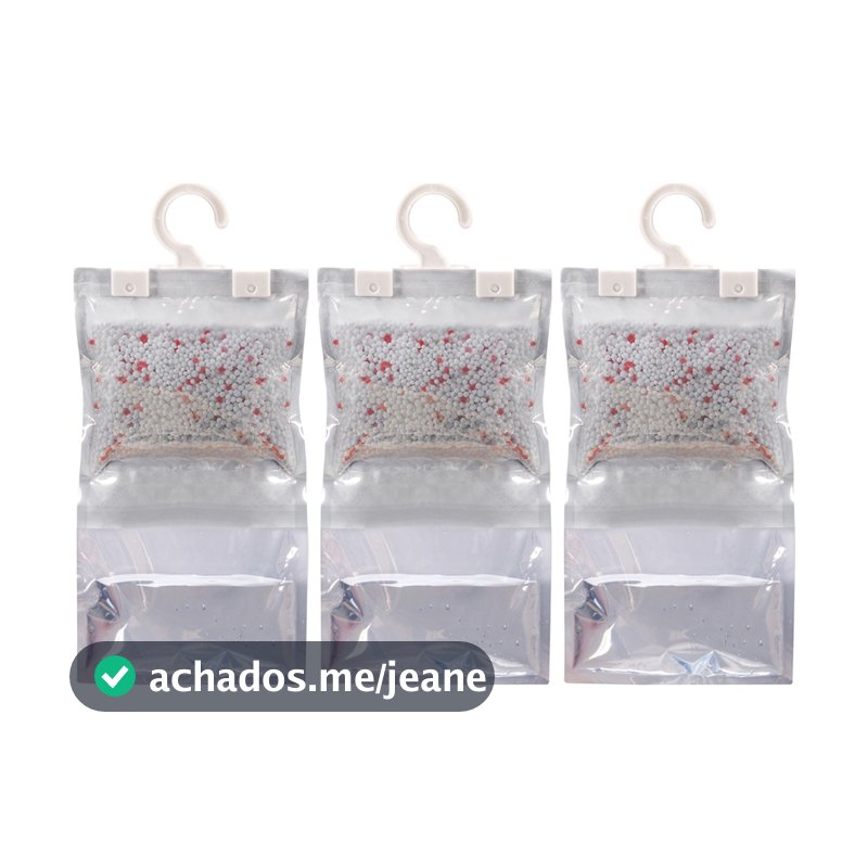Desumidificador De Armarios Dry Closet Ordene Antimofo Kit 3