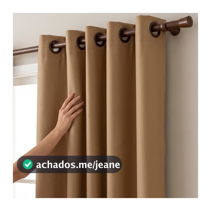 Cortina Blackout 2,20m X 1,30m / 2,80m X 1,60m Corta Luz 100% PVC Decoração Resistente