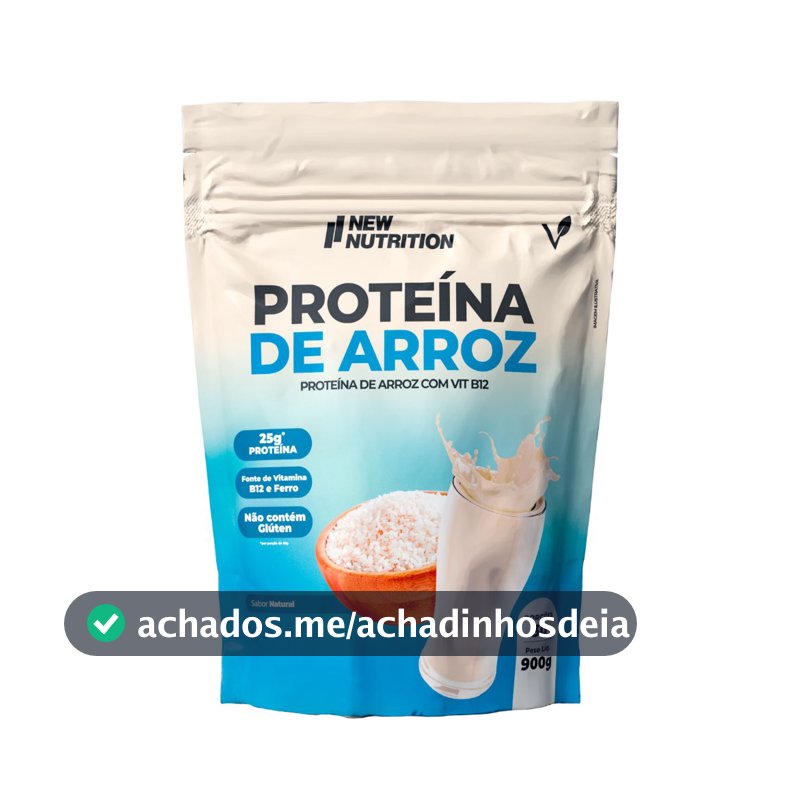 Proteína Do Arroz Sabor Natural 900g NewNutrition