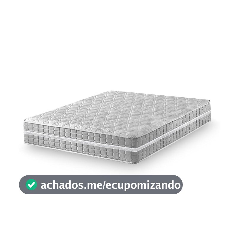 Colchão Casal Molas Ensacadas Zidi Alabama 138x188x24cm