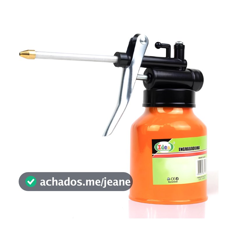 Almotolia Bomba Óleo Engraxadeira De Aço 250ML Lubrificante Mecânico Bicicleta Engrenagem