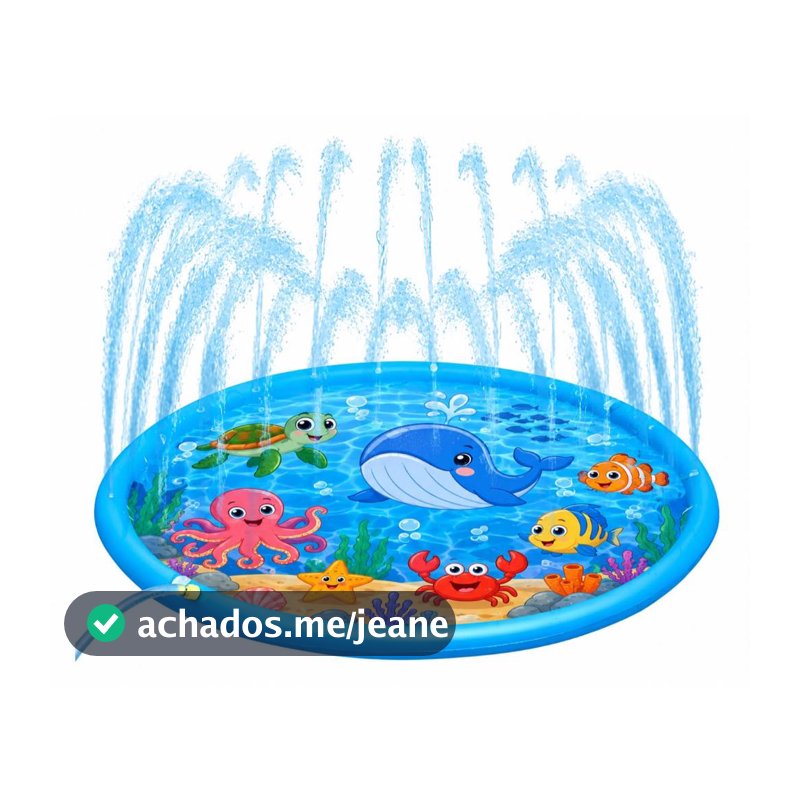 Piscina Fonte Chafariz Infantil Animais Pet Crianças Tapete