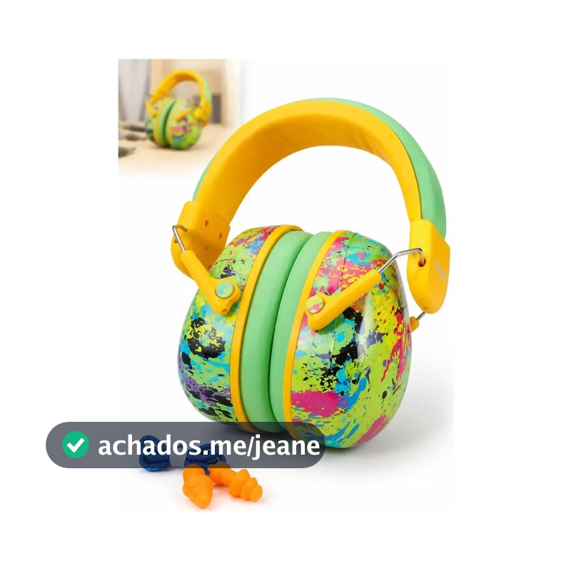 Fone Abafador De Ruido Som Infantil Criança Autista Tea Tdah