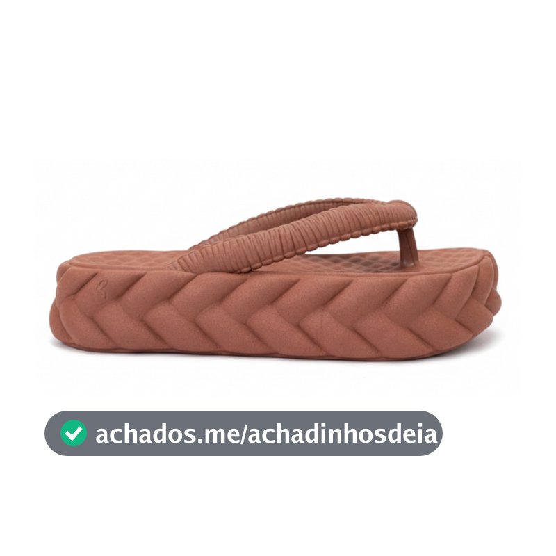Chinelo Plataforma Feminino Marshmallow Macio Leve Confortável