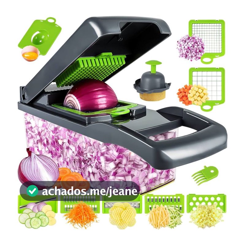 Profissional Multiuso Cozinha Slicer Aço Inox 16 em 1 Fatiador Cortador Ralador De Legumes Verduras Frutas Alimentos