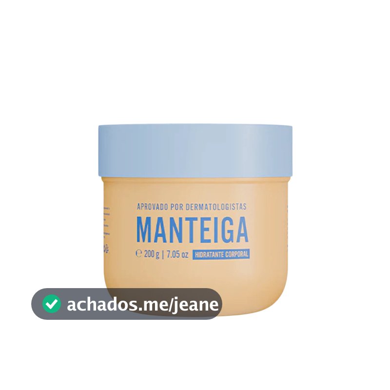 Manteiga Corporal Beleza Brasileira 200g Hidratação Profunda Pele Muito Seca Nutritiva Manteiga de Karité