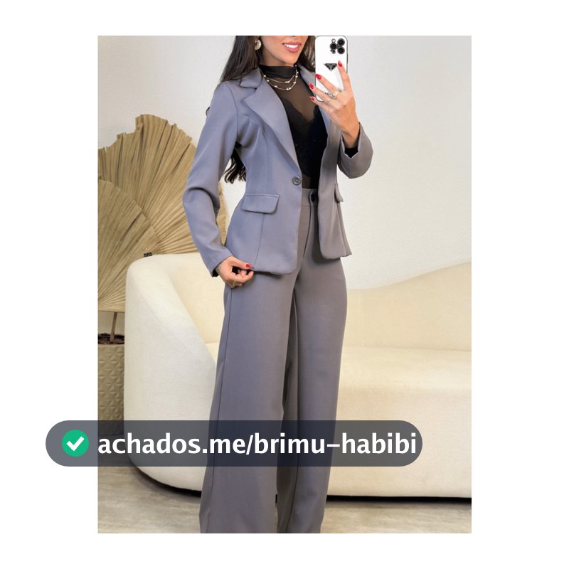 CONJUNTO ALFAIATARIA FEMININO BLAZER COM CALÇA PANTALONA ELEGANTE CLASSICO PREMIUM OUTONO INVERNO