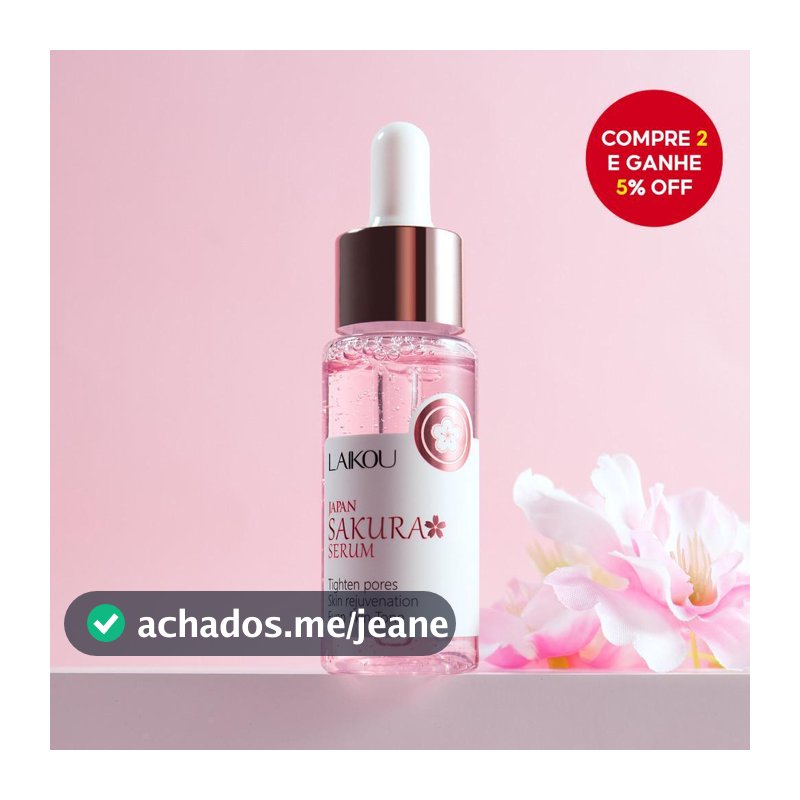 LAIKOU Japão Soro Sakura Remove Rugas Spots Flores De Cerejeira Essência Facial 30ml