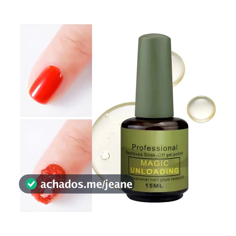 Removedor de esmalte em gel