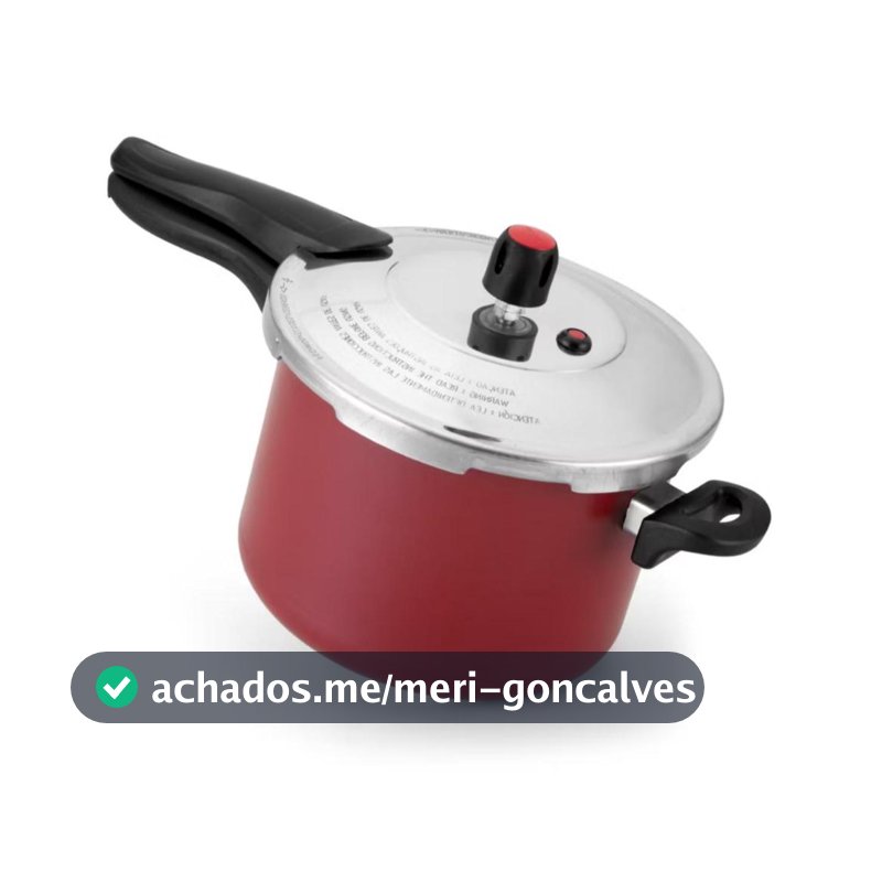 Panela De Pressão 4,5 Litros Antiaderente Teflon Com Tampa Externa Cinza PROMOÇAO