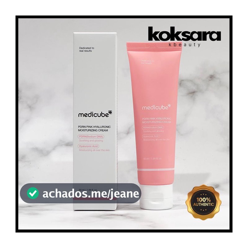 Medicube PDRN Creme Hidratante Hialurônico Rosa 50ml