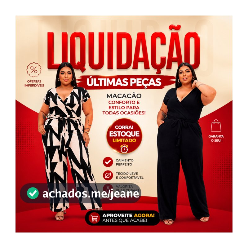 Macacão Feminino Plus Size Longo Macaquinho Liso Estampado Jardineira  Verão Pantalona Curvy Social