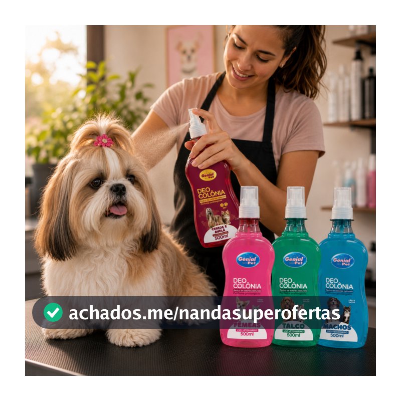Perfume Deo Colônia 500ml Cães Gatos