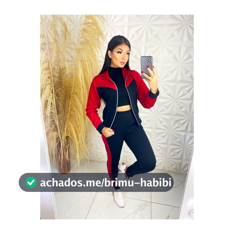 conjunto inverno pra feminina muita bonita esticar bem com capuz