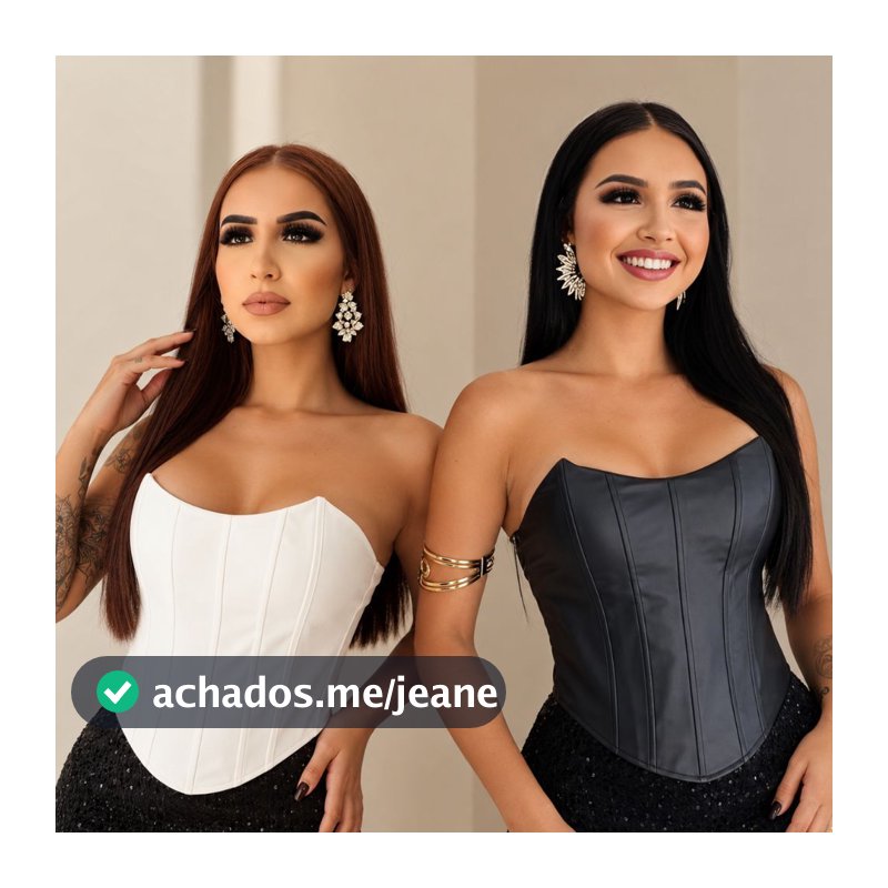 Corset Feminino De Couro Courino Cropped Tomara Que Caia Modelador Estruturado Estilo Country Rodeio