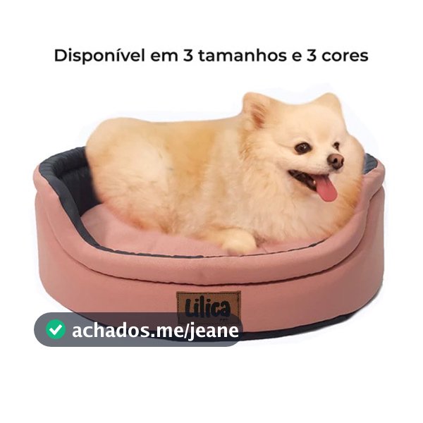 Cama caminha pet redonda fofinha confortável 3 tamanhos cachorro e gato round