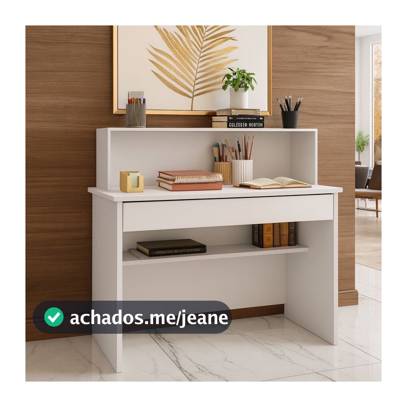 QUEIMA DE ESTOQUE - Penteadeira para Quarto – com 1 Gaveta Multiuso para Maquiagem
