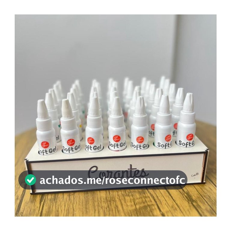 Porta corantes de decorar bolo com capacidade para 35 e 20 unidades.