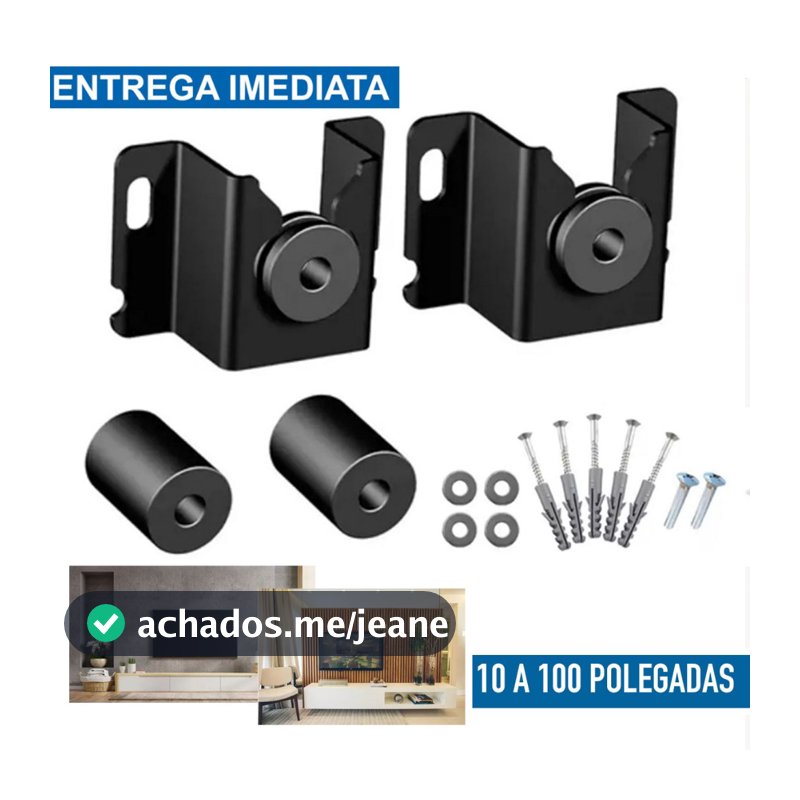 Suporte Universal Fixo Para Smart TV LED LCD 4K Parede Painel 10 24 32 43 50 55 60 75 100 Polegadas