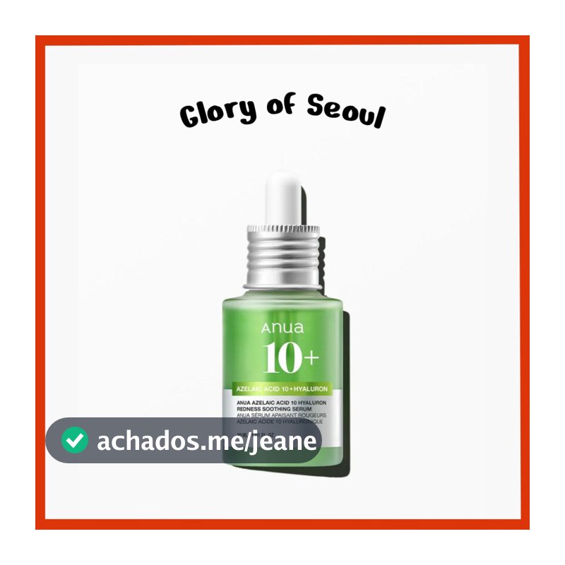 ANUA Azelaic Acid 10 Hyaluron Redness Soothing Serum, 30mL