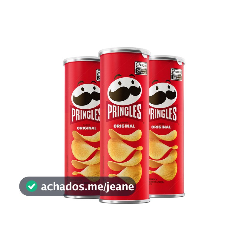Combo Batata Pringles Original 3 Unidades