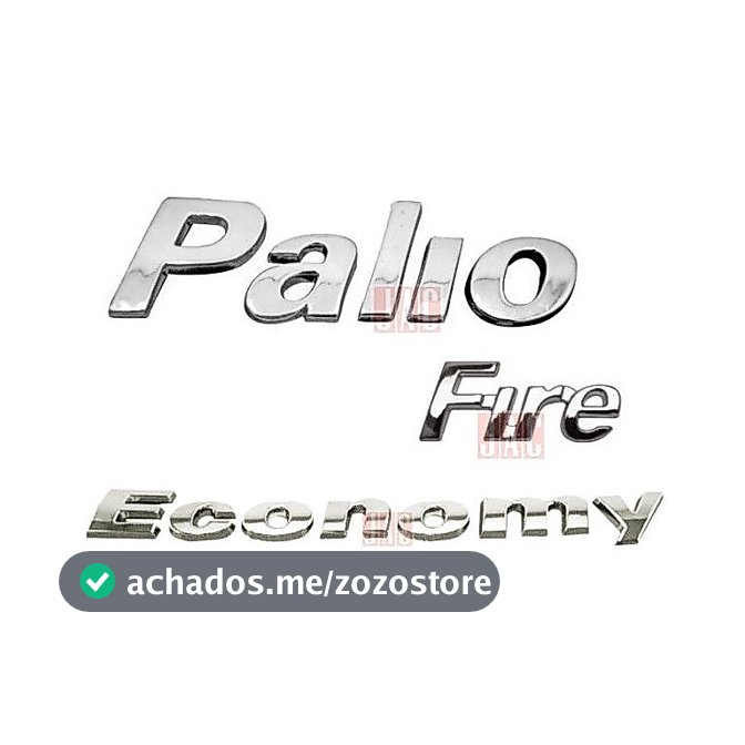 Emblemas Palio Fire Economy - 2011 À 2014