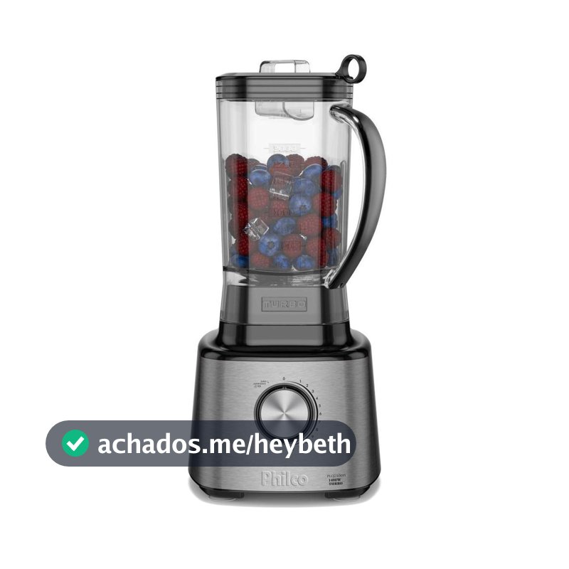 Liquidificador Philco 1400W 3L 12 Velocidades Inox PLQ2100PI