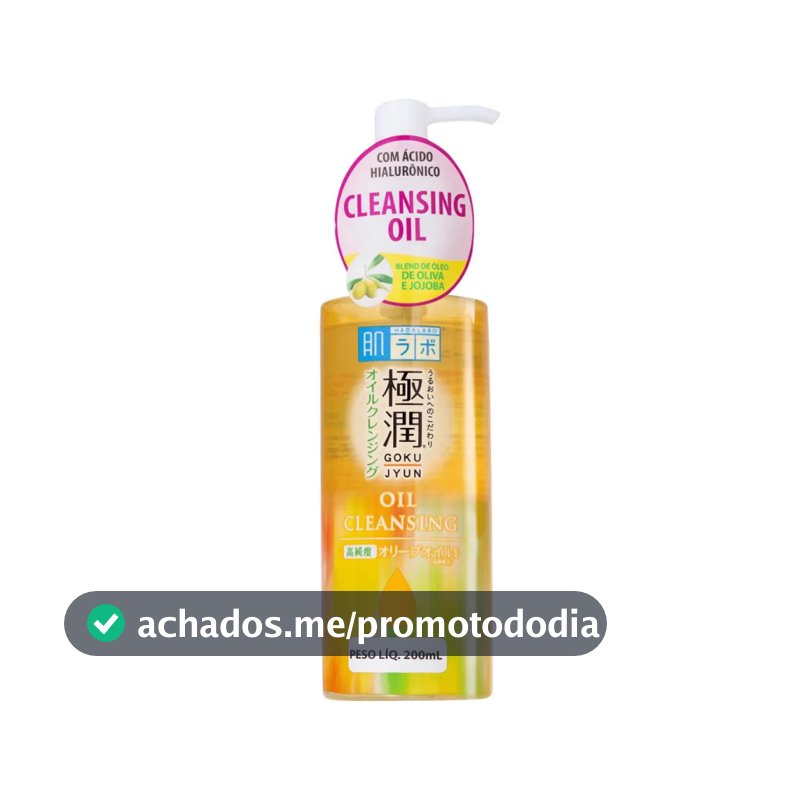 Demaquilante Hada Labo Cleasing Oil Gokujyun com Ácido Hialurônico 200ml
