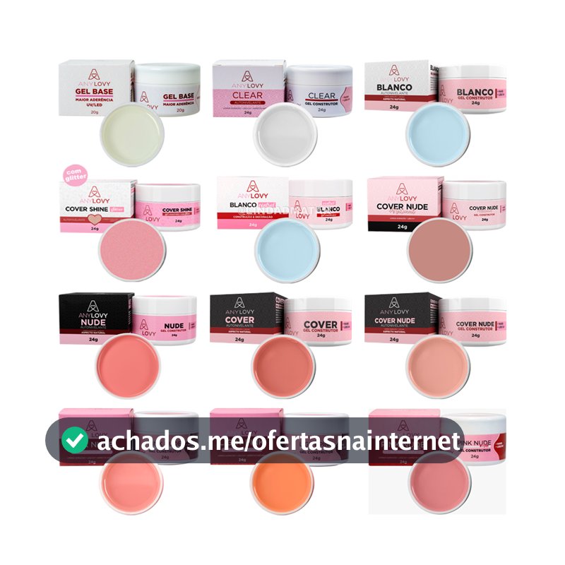 Gel De Unha LED/UV AnyLovy Autonivelante/Control 24g