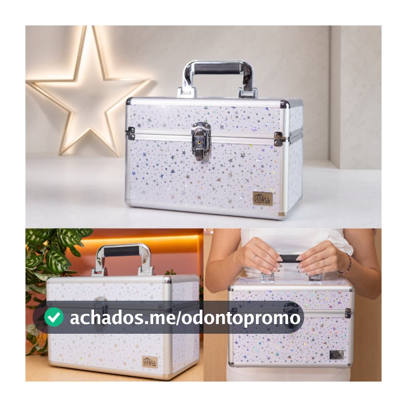 Maleta De Maquiagem Profissional Anna Make R210 Vazia