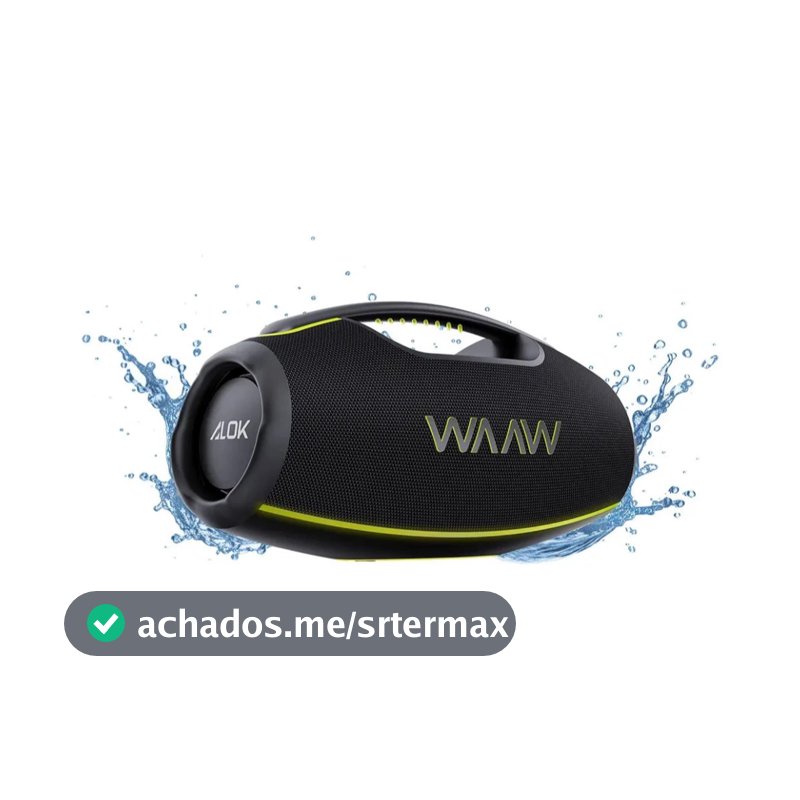 CAIXA DE SOM BLUETOOTH BOOMBOX HYPERBOOM 1000 WAAW BY ALOK