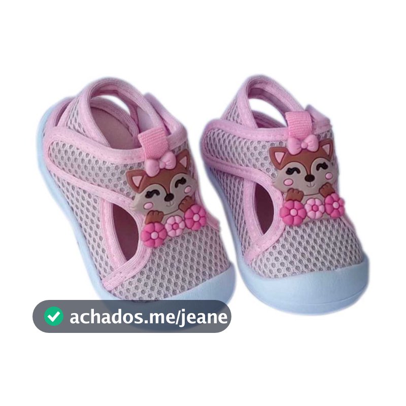 Tênis Papete Infantil Menina Calce Fácil Meia Bebê Sapato Macio Antiderrapante Bella Artes Kids