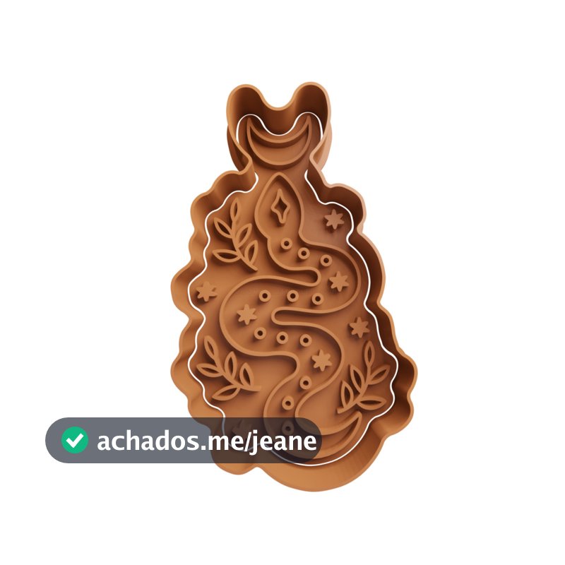 Cortador De Biscoito Serpente Mística - objetos / coisas