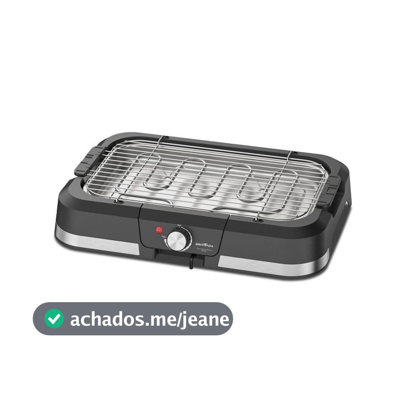 Churrasqueira Elétrica Britânia BCQ40 Menos Fumaça 110V