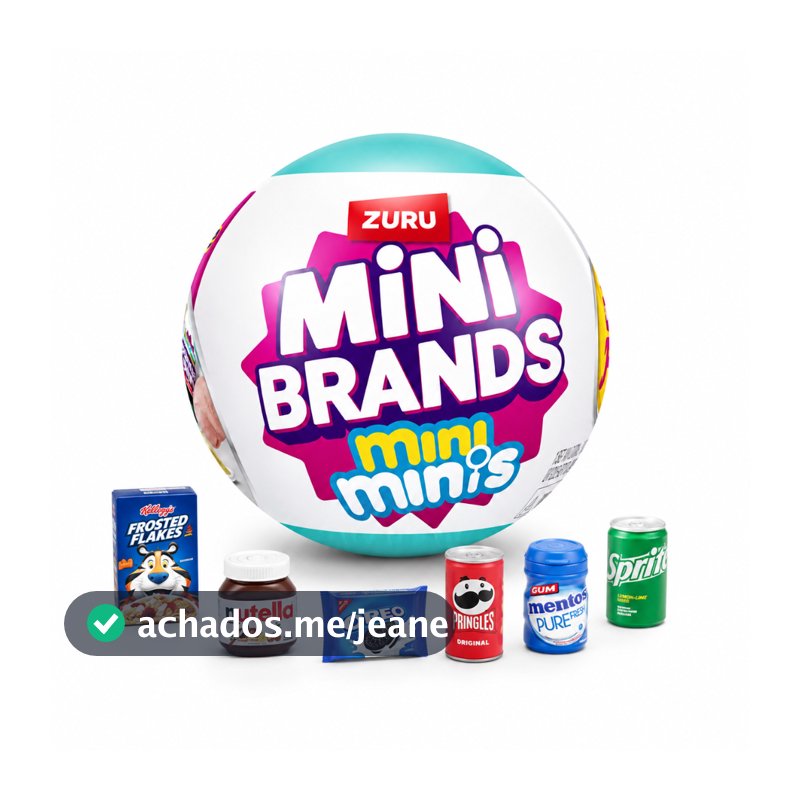 Bola Mini Brands Esfera Cápsula Surpresa Colecionável Enche A Geladeira Brinquedo Miniatura Presente Infantil