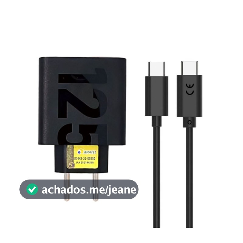 Carregador Super Rápido Turbo 125w 50w 68w 168w Fonte Tipo C para celular