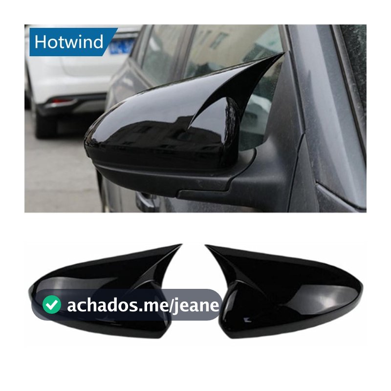 HW 1 Par Espelho Retrovisor Do Carro Capa Guarnição Asa Lateral Cobre Com Chifre Estilo Para Chevrolet Cruze 2009-2012 I