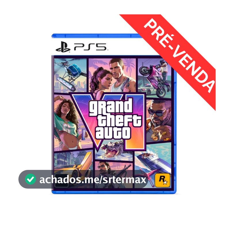 Jogo Grand Theft Auto VI Edição Standard - PS5 (PRÉ-VENDA)