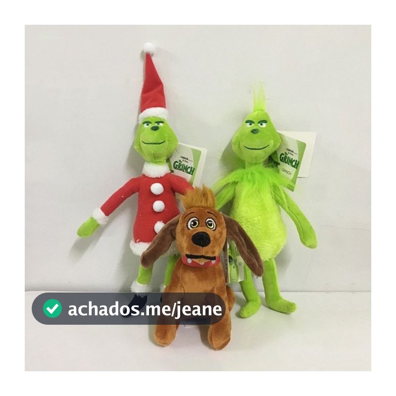 Boneca De Pelúcia Grinch De 40cm Como O Roubou Meninas Aniversário De Natal De Halloween